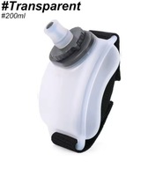 SPORTOWA BUTELKA NA WODĘ Z UCHWYTEM NA NADGARSTEK BIDON DO BIEGANIA BIAŁY