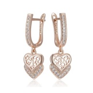 Kolczyki GF128 585RG Gold Franko - Pokryte 14 karatowym złotem próby 585