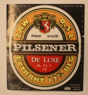 ETYKIETA - JATUTÓW - BROWAR JATUTÓW - PILSENER - DE LUXE - PIWO JASNE PEŁ