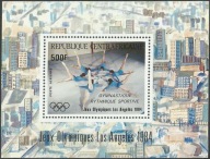 Republika Środkowej Afryki 1984 Znaczki B 275 ** sport igrzyska olimpijskie