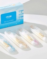 Szczoteczka antybakteryjna do zębów z nanazłotem z pastą. Komplet w etui.