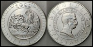 MNB - WŁOCHY 1 Lir 1999 # HISTORIA LIRA (1L 1915) # SREBRO # RZADKA # st 1-