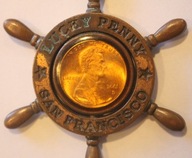 USA - LUCKY PENNY - SAN FRANCISCO 1 CENT 2001 D USA - PRZYWIESZKA