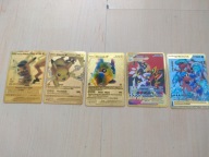 5x karty pokemon metalowe metal pikachu morpeko arceus