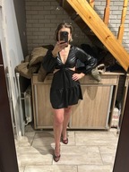 Sukienka skórzana Asos 38/40 M/L