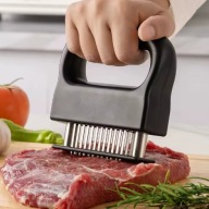 Nakłuwacz do mięsa metalowy –ręczny | Ekologiczny tłuczek do mięs 48 igły