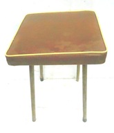 Taboret industrialny metalowy + skaj- 2 szt Olesno