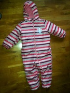 LUPILU zimowy KOMBINEZON ocieplany 98-104 cm dziewczynka odblaski