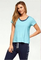 Podwójna Bluzka T-Shirt 36 38 S M fitness pilates koszulka do ćwiczeń