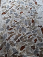 VINTAGE TKANINA MATERIAŁ SKANDYNAWSKI DESIGNS ZASŁONA LUB obiciowa LNIANA