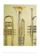 Pocztówka - Trąbka, kornet i skrzydłówka [?]