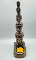 Ładny ciekawy ceramiczny świecznik Budda - tealight - wysoki DUŻY 28 cm