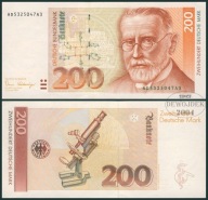 BNA - NIEMCY RFN 200 Marek 1989 AD 5325047 A3 # P42 # BARDZO RZADKI # XF+