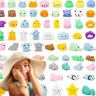 24 SZT GNIOTEK MOCHI SQUISHY ZABAWKA ANTYSTRESOWA ZESTAW DLA DZIECI