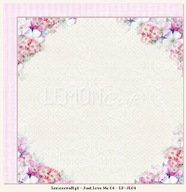 LEMONCRAFT papier 30x30 - Just love me 04 - zestaw 3 arkuszy