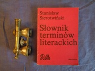 Słownik terminów literackich Sierotwiński Stanisław