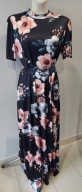 Sukienka kwiaty długa maxi 4XL/XXXXL