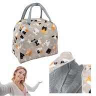 TORBA TERMICZNA TERMOIZOLACYJNA NA PLAŻĘ PODRÓŻNA TURYSTYCZNA ŚNIADANIÓWKA