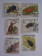 Czechosłowacja - owady - Mi.1371-76 kasowane
