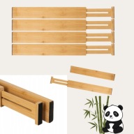 ORGANIZER DO SZUFLADY RUHHY (25633) BAMBUSOWY REGULOWANY SEPARATOR 4 SZT.