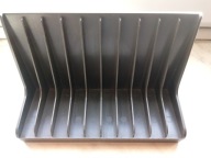 STOJAK NA KASETY AUDIO , PRL , PIEKNY UNIKAT