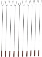 WIDELCE OGNISKOWE 140cm Z SOLIDNEGO DRUTU RYFLOWANEGO WYGODNE 10x