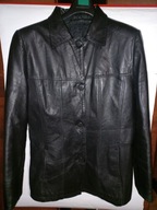 Kurtka skórzana Marbet 44 46 marynarka czarna skórzana jak nowa