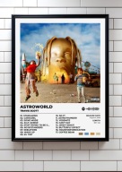 Travis Scott „astroworld” | plakat A3 Prezent album rap ozdoba na ścianę