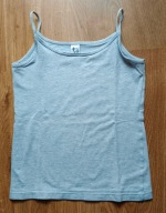 szara koszulka T-shirt na ramiona rozm. 134-140