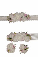 OPASKA CHRZEST PASEK PRZYPINKI DO BUCIKÓW ZESTAW