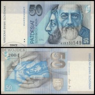BNA - SŁOWACJA 50 Koron 2005 K 39330549 # P21e # XF-