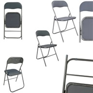 KRZESŁO SKŁADANE TURYSTYCZNE OGRODOWE DOMOWE METALOWE WODOODPORNE KONTRASTO