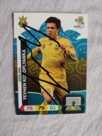 Karta panini autograf Ukraina Euro 2012 Konoplyanka