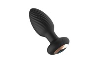 Korek Analny Wibrujący Obrotowy Plug Silikonowy Delikatny - Prezent