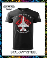 WOŚP Kołobrzeg - Koszulka rozm. 2XL stalowa F-16 Tiger Demo Team - unikat !