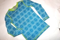 VOSSAATASSAR 110 CM BLUZKA TERMICZNA 45% MERINO WZORKI J.NOWA