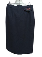 RAVENS SPÓDNICA wełniana ELEGANCKA kieszenie 38