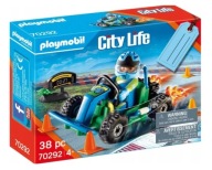 PLAYMOBIL CITY LIFE 70292 Wyścigi Gokartem Gokart