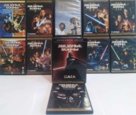 Gwiezdne Wojny 1-6 + Wojny Klonów ANIME + inne i dodatki 15x DVD ang