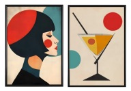 Plakat Zestaw 30x40, 2 sztuki, plakaty, postery,MODERN BAUHAUS *1925*