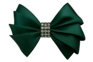 Kokarda Do Włosów Kokarda Satynowa Handmade Elegancka Ozdoba Premium PL