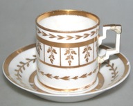 FILIŻANKA LITRON ZŁOCONA Pocz. XIX Ww