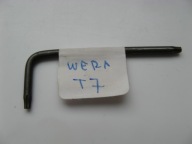 TORX T7 50x18 WERA, ampulowy, trzpieniowy, kątowy