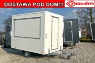 przyczepa gastronomiczna wystawowa okazja od ręki budka lody 3 m kawa Nowim