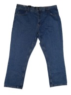 KINGFIELD | SPODNIE JEANS | GRANATOWE | ROZMIAR 30 | PLUS SIZE