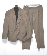 Damski Garnitur Jednorzędowy W Paski Beżowy C&A |R. 50 L/XL