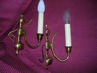 Kinkiety z mosiądzu 2 szt