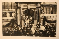 PIŁSUDSKI - ŻOŁNIERZE, WOJSKO, WOJSKOWI - PRZYKRYTA TRUMNA - POGRZEB