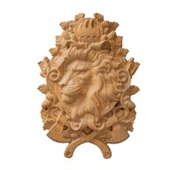 Drewniane ozdoby, Lew, prezent z drewna, płaskorzeźba, prezent dla szefa