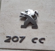 Peugeot 207cc 207 cabrio emblemat tył tylnej klapy ORYGINAŁ!